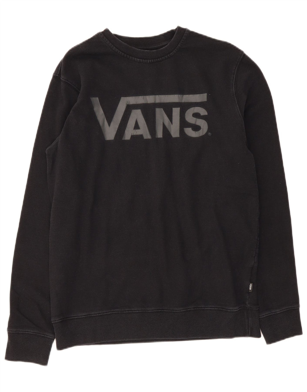 Vans Herre Sweatshirt Jumper Medium Sort Bomuld