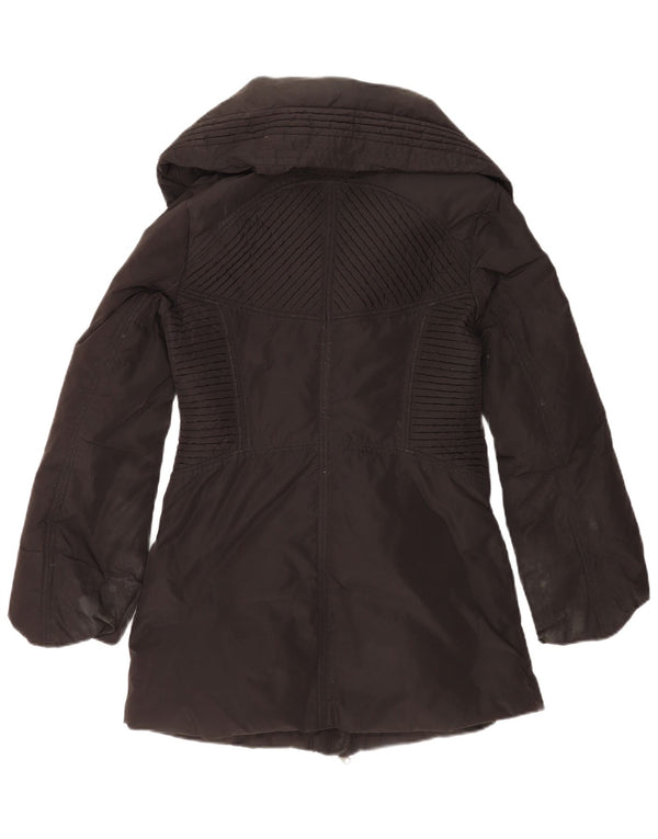 Abrigo Mujer Trussardi Jeans Acolchado IT 40 Small Negro Poliéster