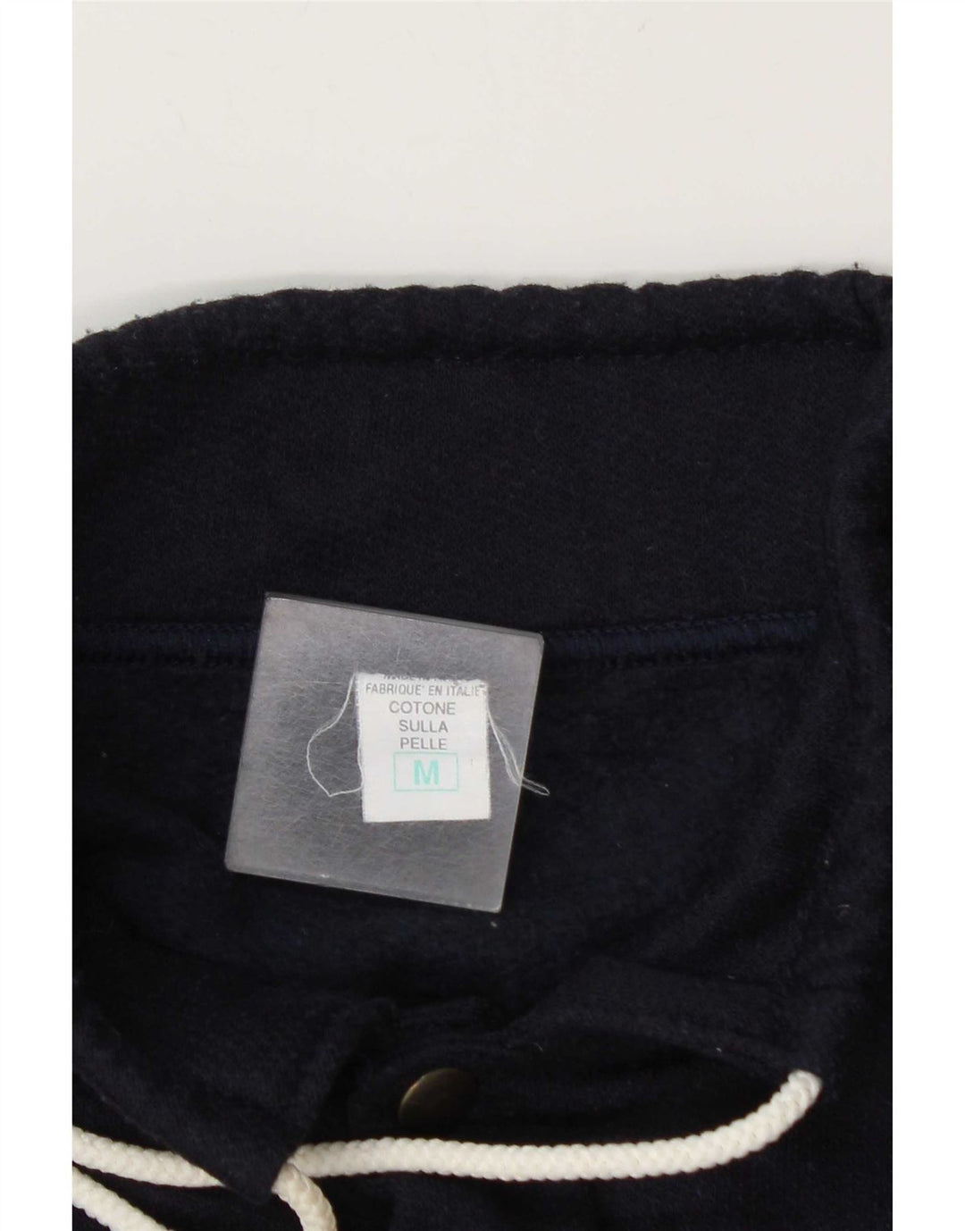 Vintage Womens Sweatshirt Jumper UK 14 Medium Navy Blue Cotton
