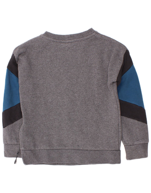 Nike Boys Graphic Sweatshirt Džemper 6-7 Years XS Sivi Colourblock Pamuk