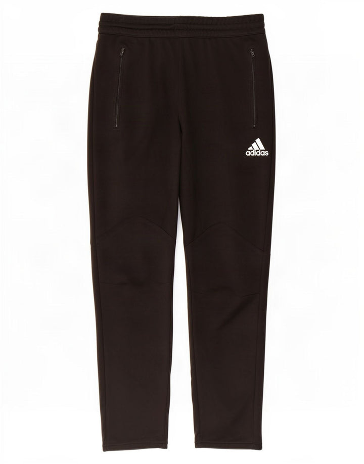 Adidas Mens Climalite Tracksuit Trousers Large Black Polyester