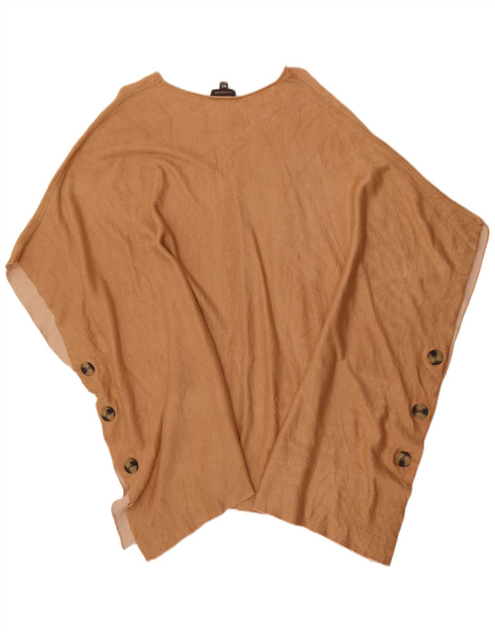 Maglione poncho da donna Autograph UK 14 Cotone beige medio
