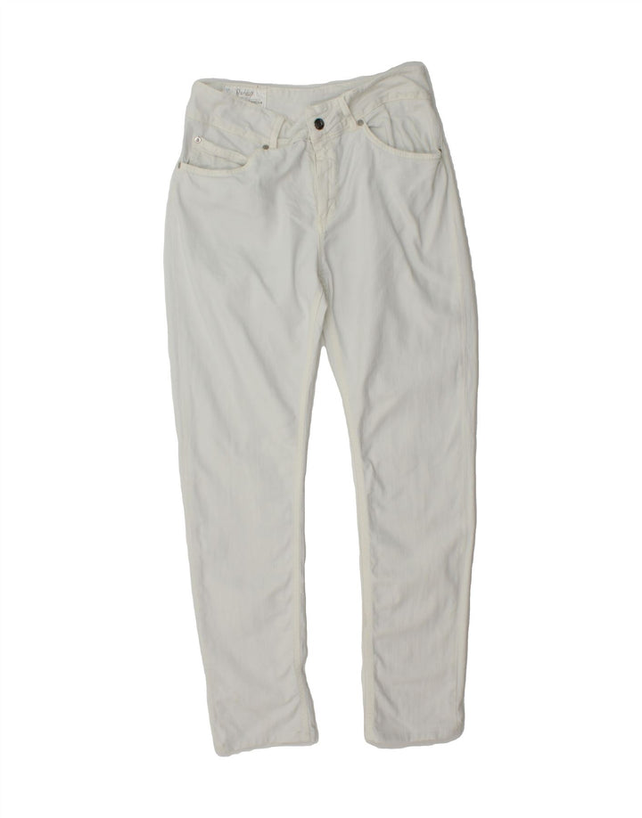 DONDUP Womens Slim Jeans W27 L30 White Cotton Vintage Dondup and Second-Hand Dondup from Messina Hembry 