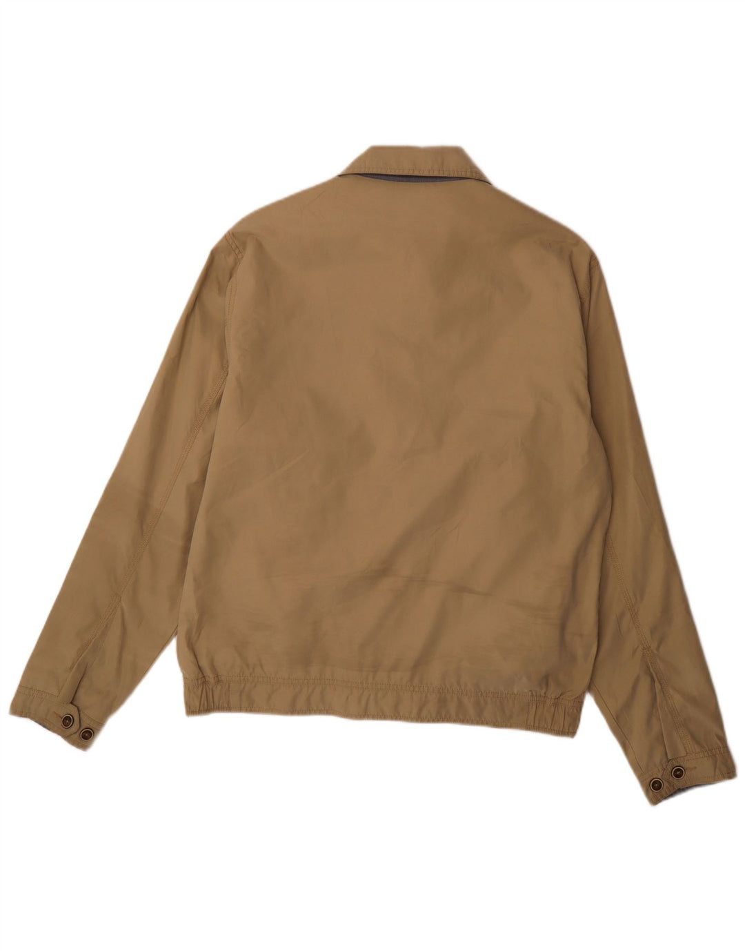 Marks & Spencer Mens Bomber Jacket UK 38 Medium Beige Polyamide