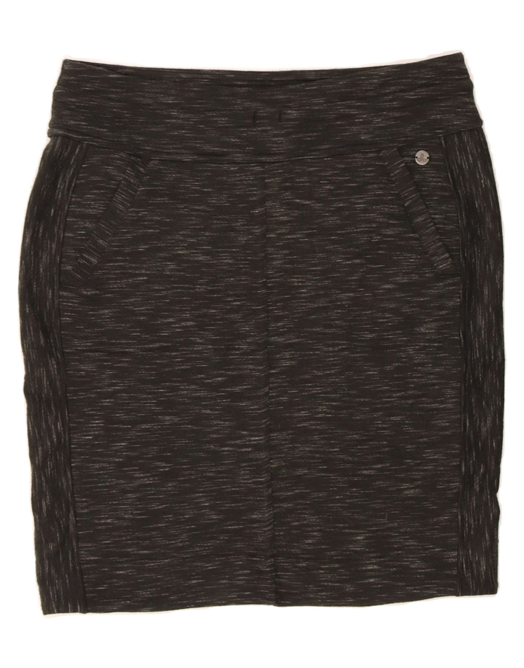 PRANA Womens Pencil Skirt Medium W30  Grey Flecked Vintage Prana and Second-Hand Prana from Messina Hembry 
