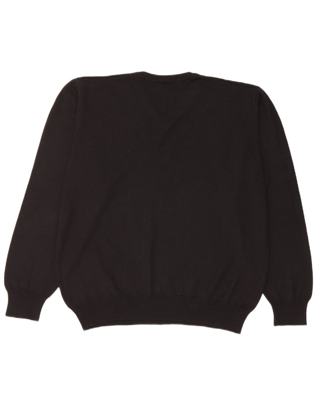 Carrera Mens V-Neck Jumper Sweater 2XL Black Wool