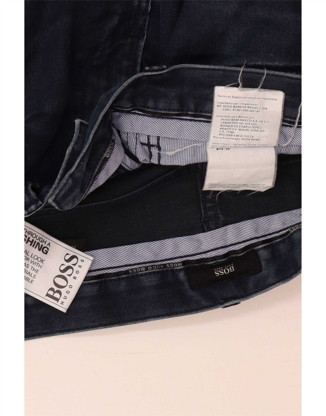 Hugo Boss Mens Slim Jeans W30 L32 Blue Cotton