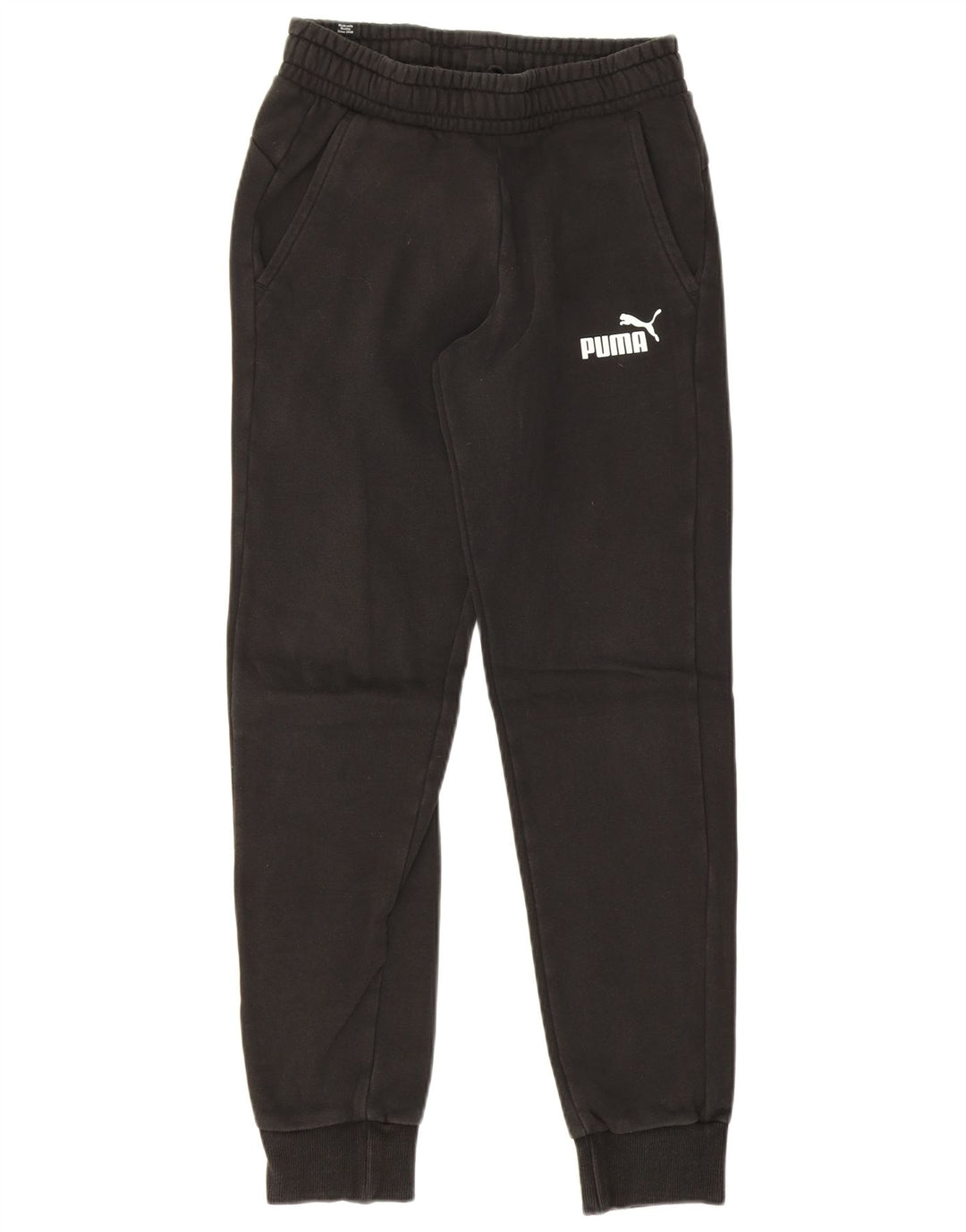 Puma Mens Tracksuit Trousers Joggers Small  Black Cotton