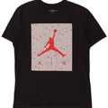 Jordan T-shirt graphique pour homme en coton noir moyen