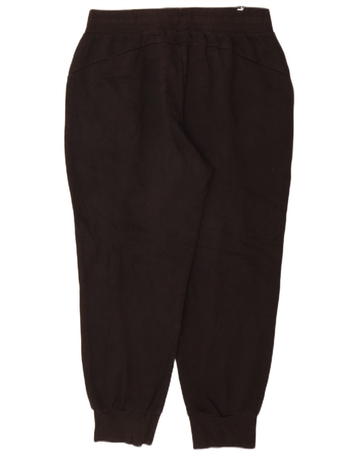 Puma Mens Tracksuit Trousers Joggers Medium  Black Cotton
