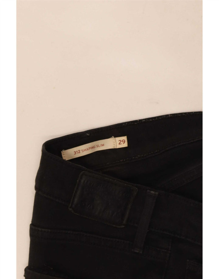 Calça jeans feminina Levi's 312 Shaping Slim W29 L31 preta