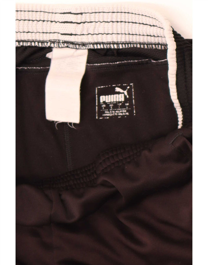 Puma Mens VfB Stuttgart Sport Shorts Grande Poliéster Preto