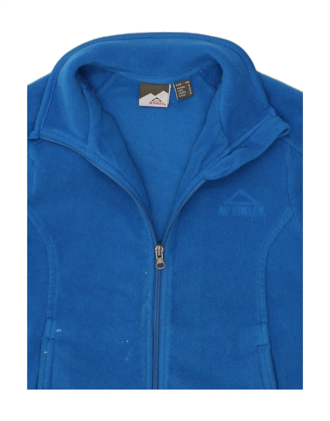 MCKINLEY Boys Fleece Jacket 7-8 Years Blue Vintage McKinley and Second-Hand McKinley from Messina Hembry 