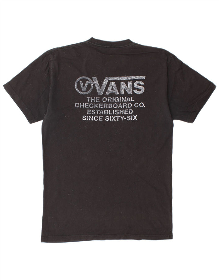 Vans Herre Classic Fit Grafisk T-Shirt Top Medium Sort