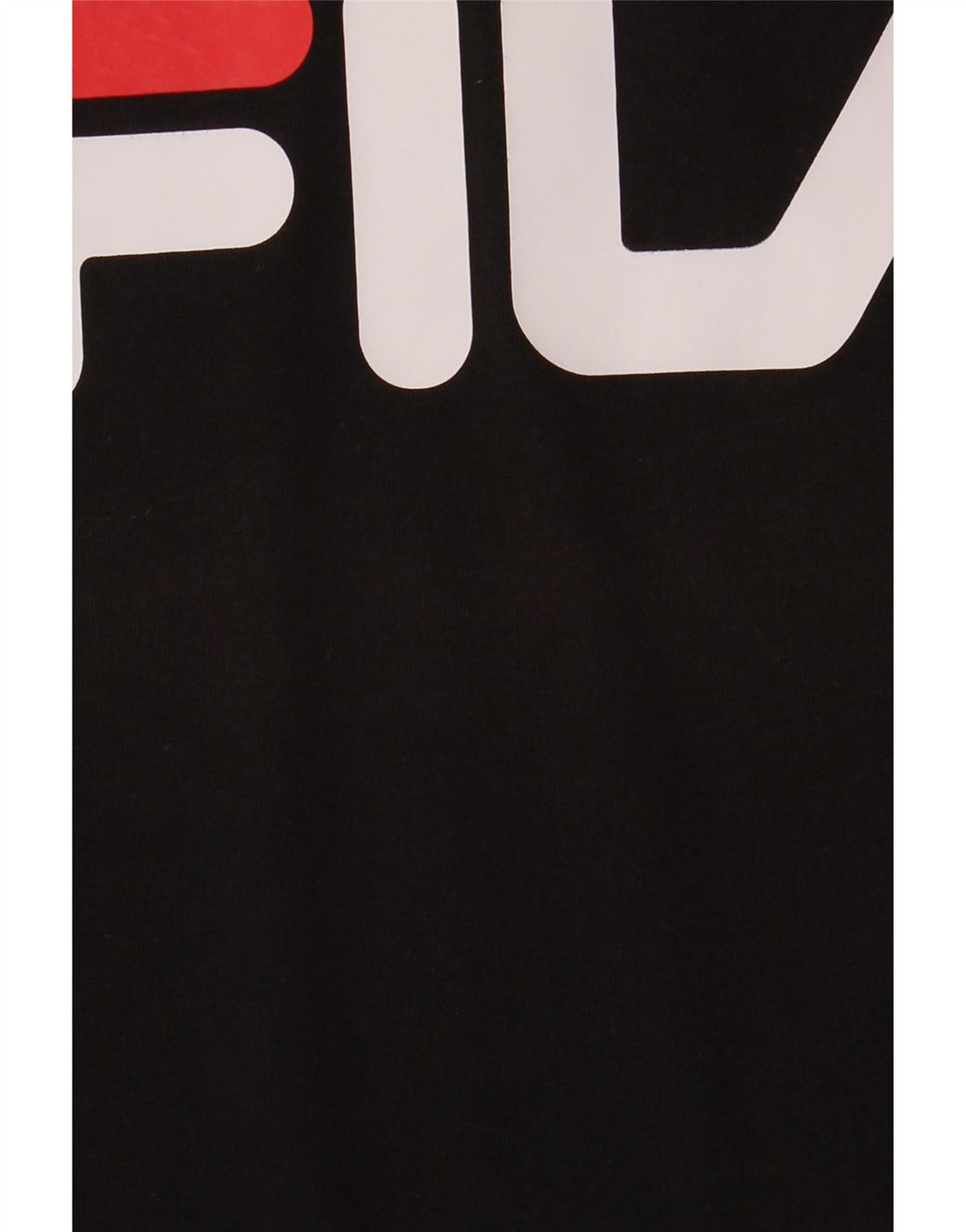 Fila Mens Graphic T-Shirt Top Small Black Cotton
