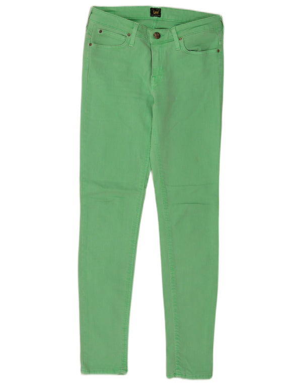 Lee Womens Scarlett Skinny Jeans W28 L30 Πράσινο βαμβακερό