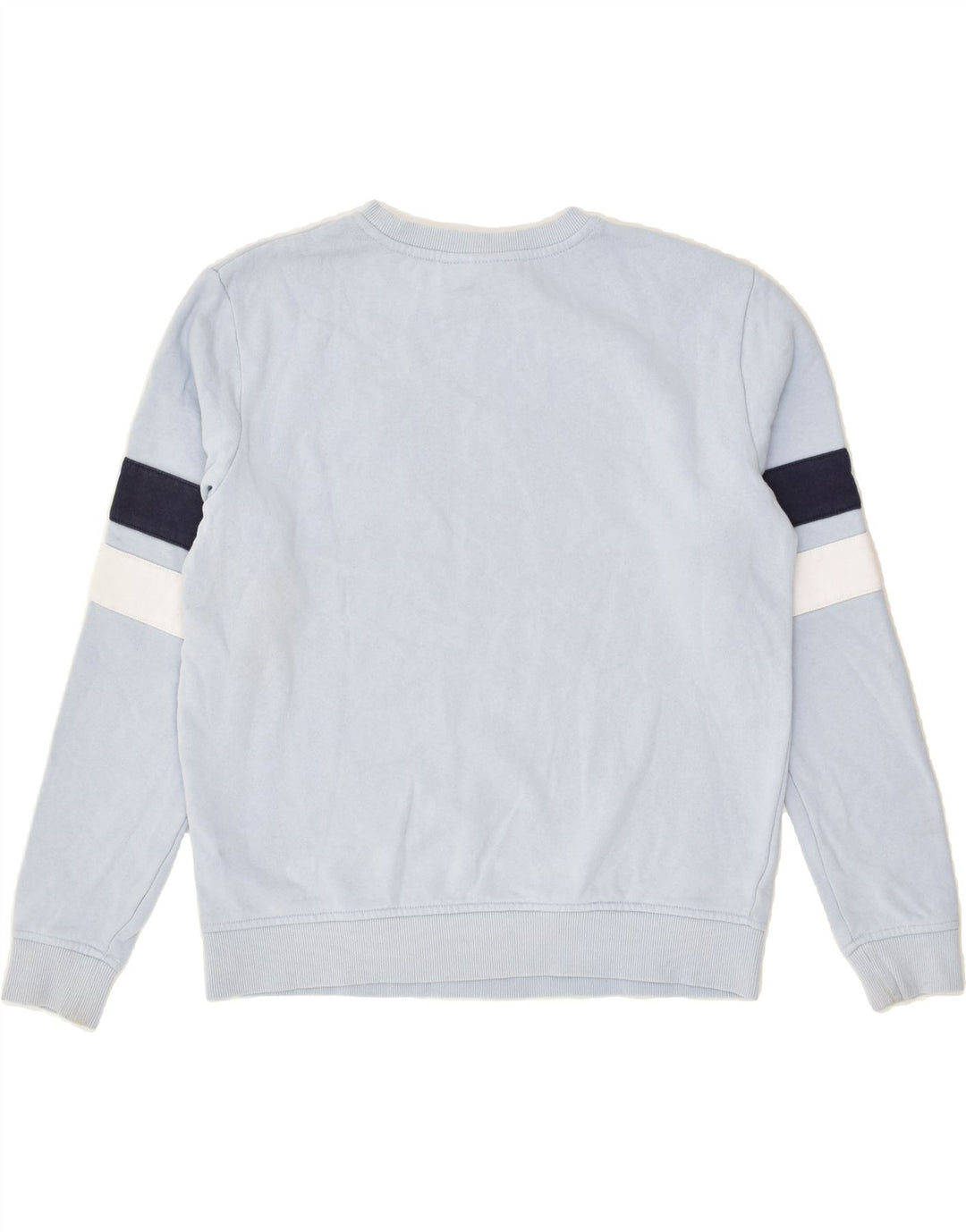 FILA Womens Graphic Sweatshirt Jumper UK 14 Medium Blue Cotton | Vintage Fila | Thrift | Second-Hand Fila | Used Clothing | Messina Hembry 