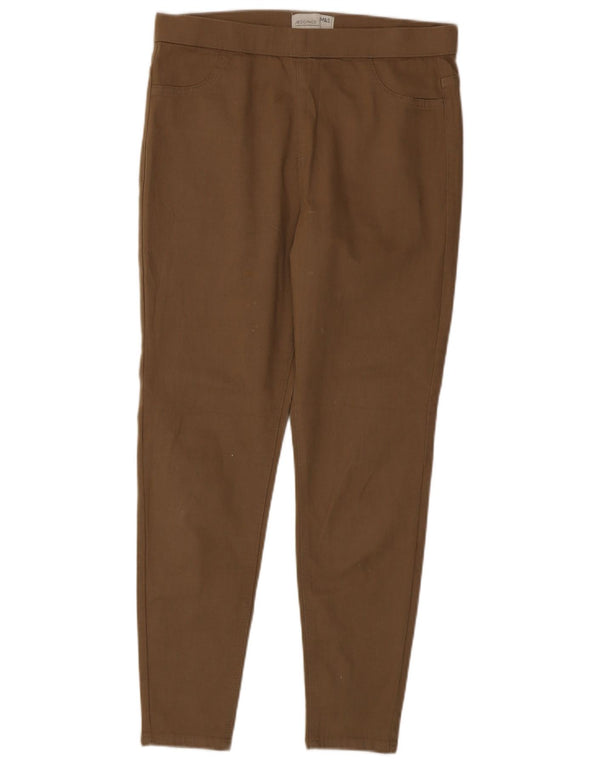 Marks & Spencer ženske jegging traperice UK 14 velike W32 L28 bež pamuk
