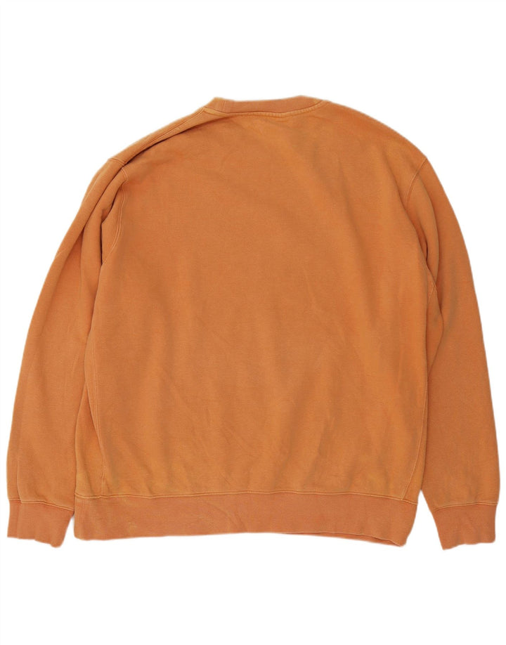 Nike Mens Sweatshirt Jumper XL Orange Cotton