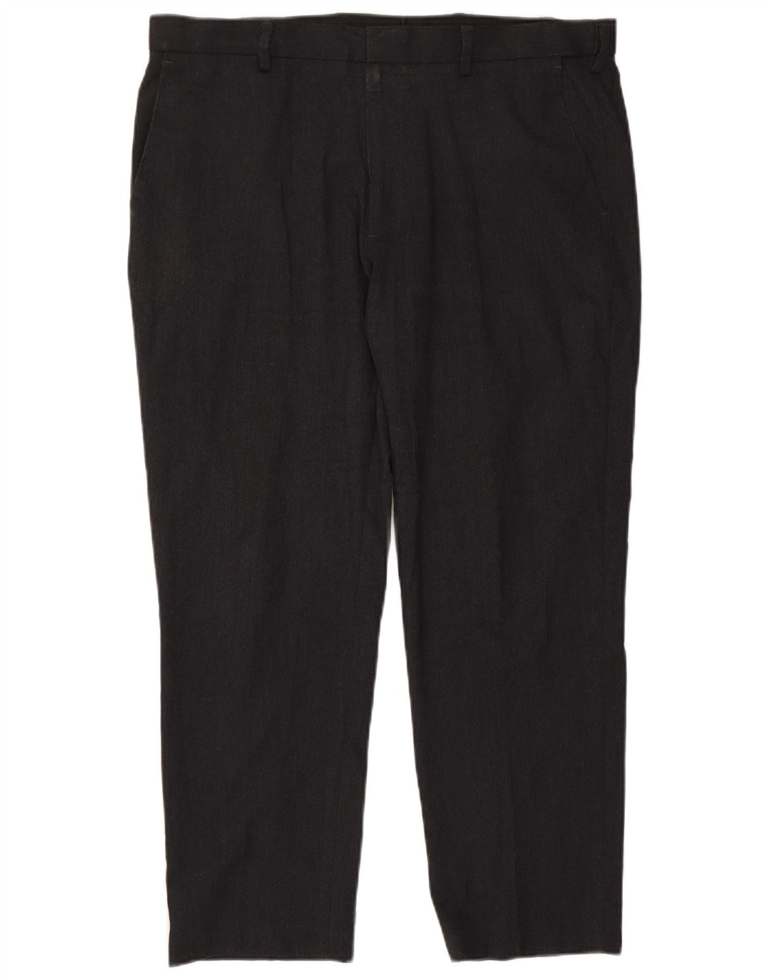 Pantaloni chino vestibilità regolare da uomo Marks & Spencer W38 L29 poliestere nero