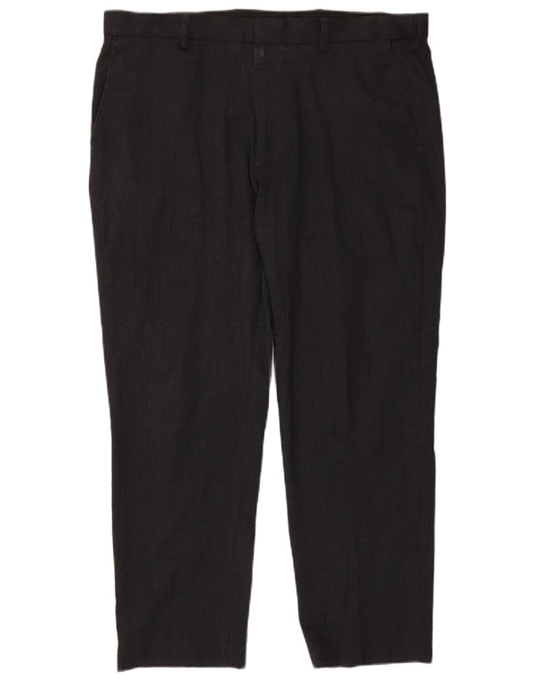 Marks & Spencer muške chino hlače standardnog kroja W38 L29 crni poliester
