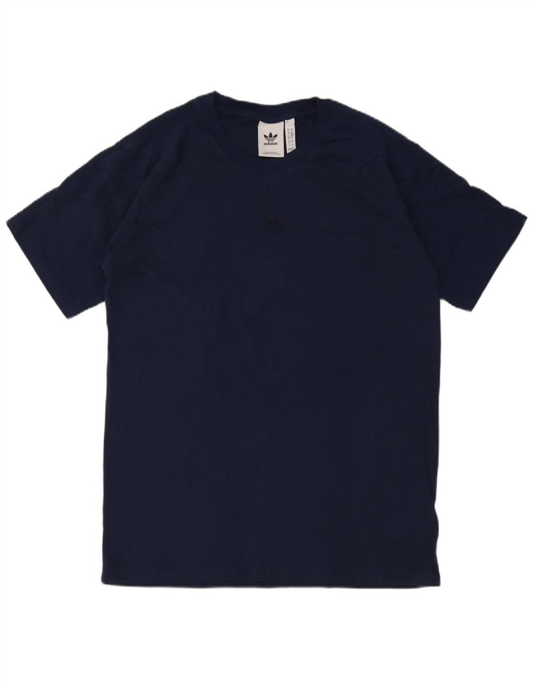 Ανδρικό T-Shirt Adidas Top Βαμβακερό μεσαίο Navy Blue
