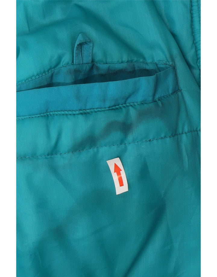 Brugi Mens Hooded Ski Jacket UK 40 Large Blue Colourblock