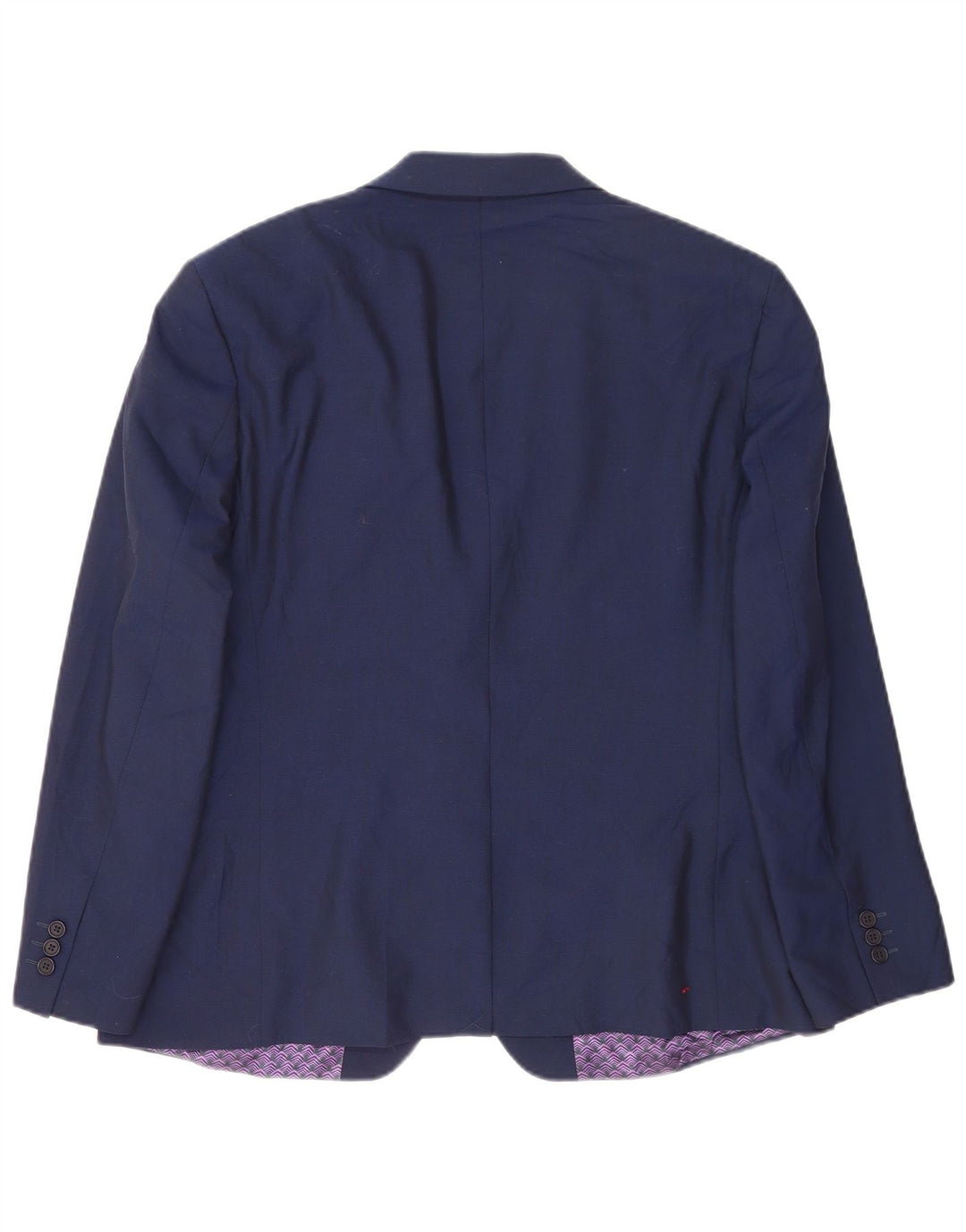 Ted Baker Herren-Blazer mit 2 Knöpfen, UK 46 3XL, marineblaue Wolle