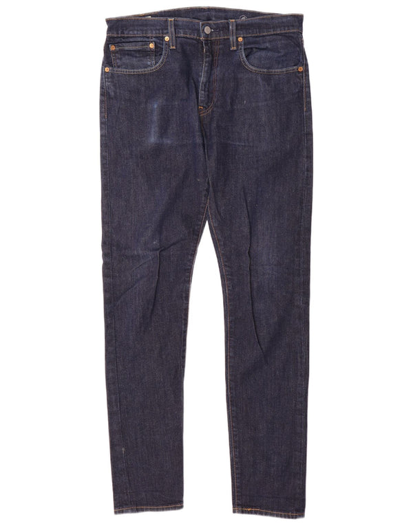Levi's Uomo 512 Jeans affusolati slim W34 L34 Cotone blu navy