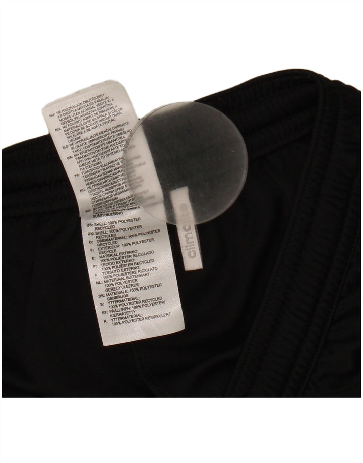 Adidas Mens Climalite Sport Shorts Small Black Colourblock Polyester