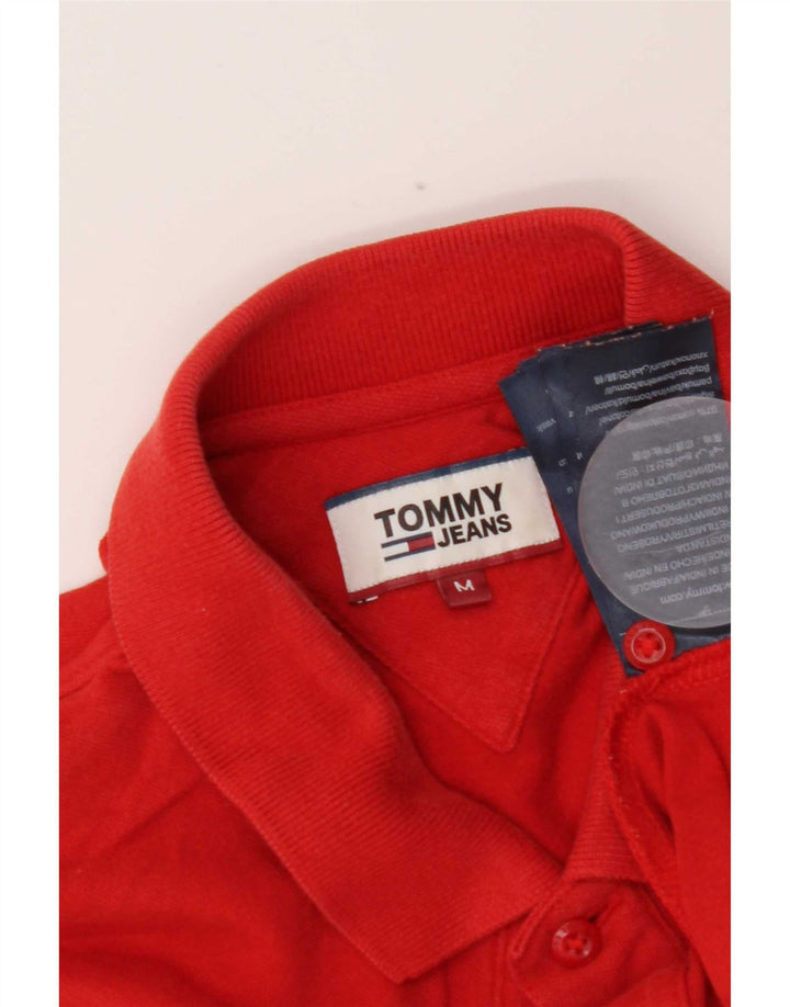 Polo da uomo Tommy Hilfiger in cotone rosso medio