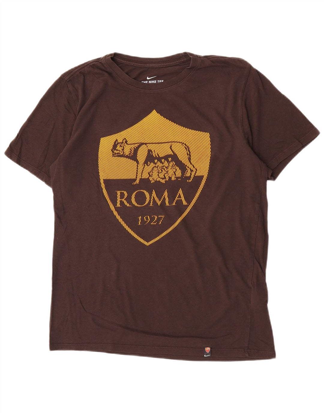 Nike T-Shirt Graphique Roma Homme Coton Marron Moyen