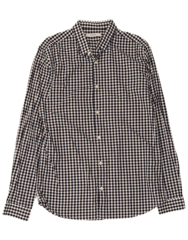 Jack & Jones Chemise Homme Bleu Marine Moyen Vichy Coton