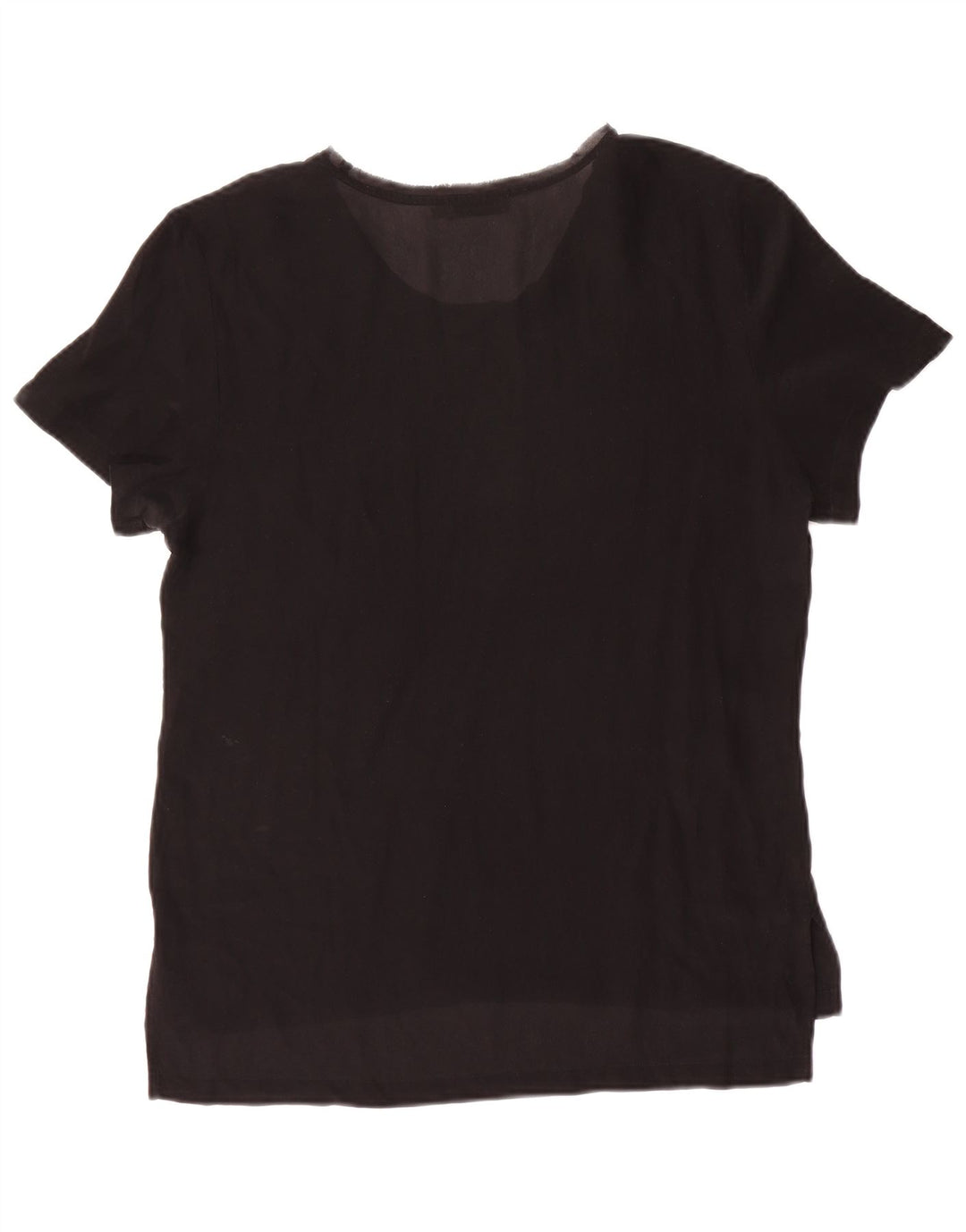 Calvin Klein Jeans Chemisier Femme UK 14 Medium Noir