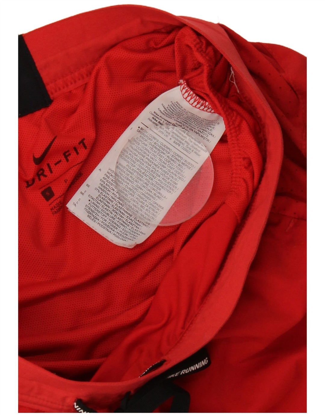 Nike Damen Dri Fit Sport Shorts UK 8 Small Rot Polyester