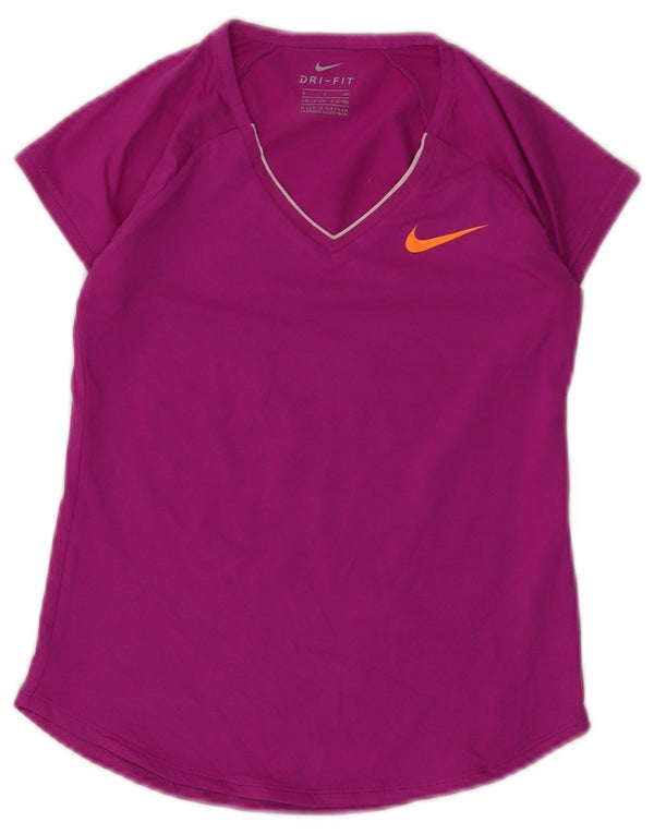 Maglietta Nike Dri Fit per ragazze, 8-9 anni, piccola, viola