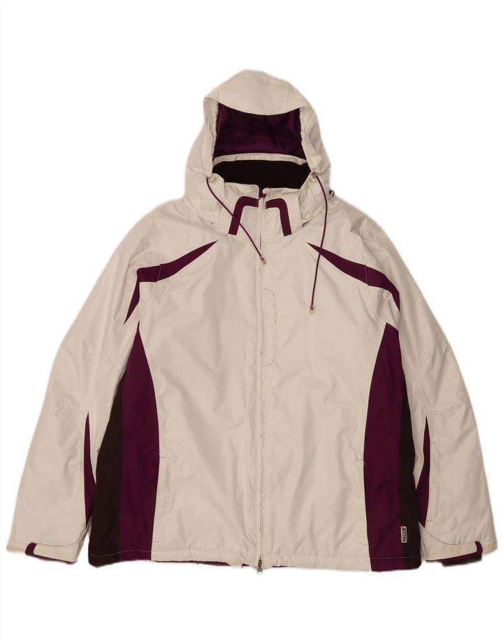 Alpine Mens kapucnis sídzseki IT 50 nagy fehér Colourblock poliészter