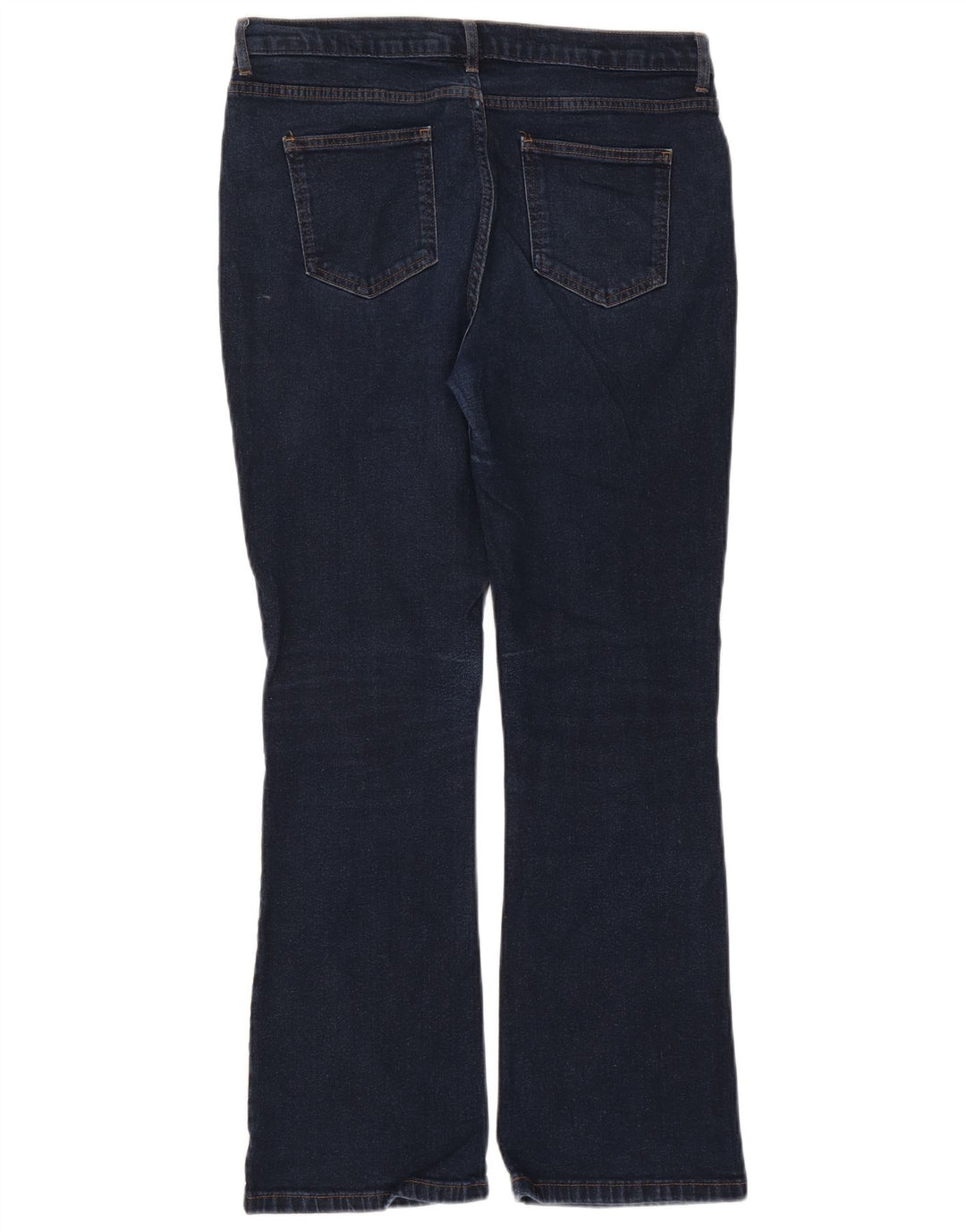 Marks & Spencer Womens Slim Bootcut Jeans UK 14 Large W32 L29 Navy Blue