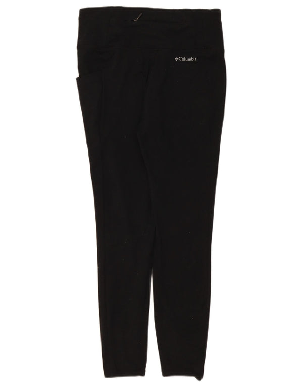 Columbia Womens Leggings UK 12 Medium Black Polyester