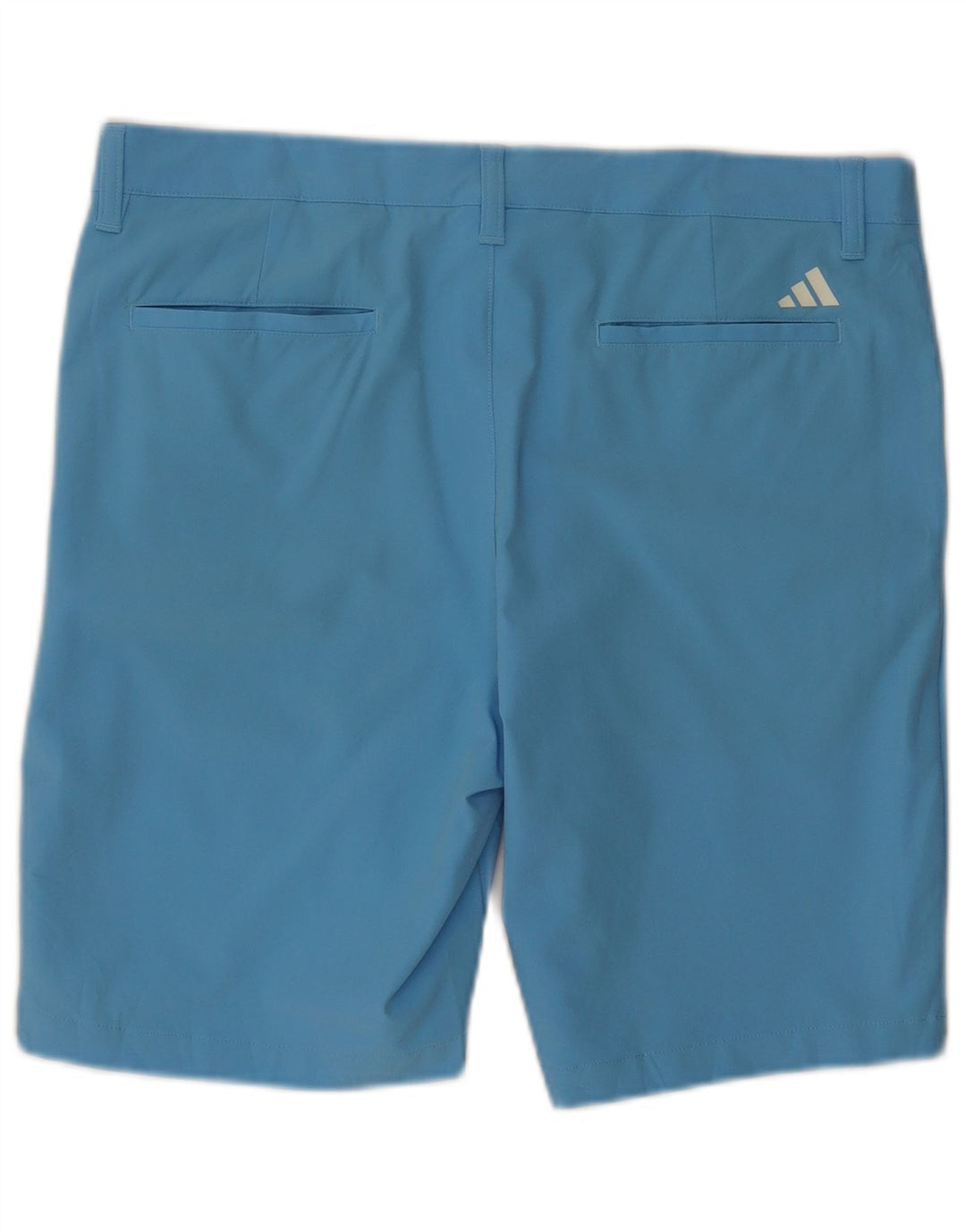 Adidas Mens Chino Shorts W34 Large Blue Polyester
