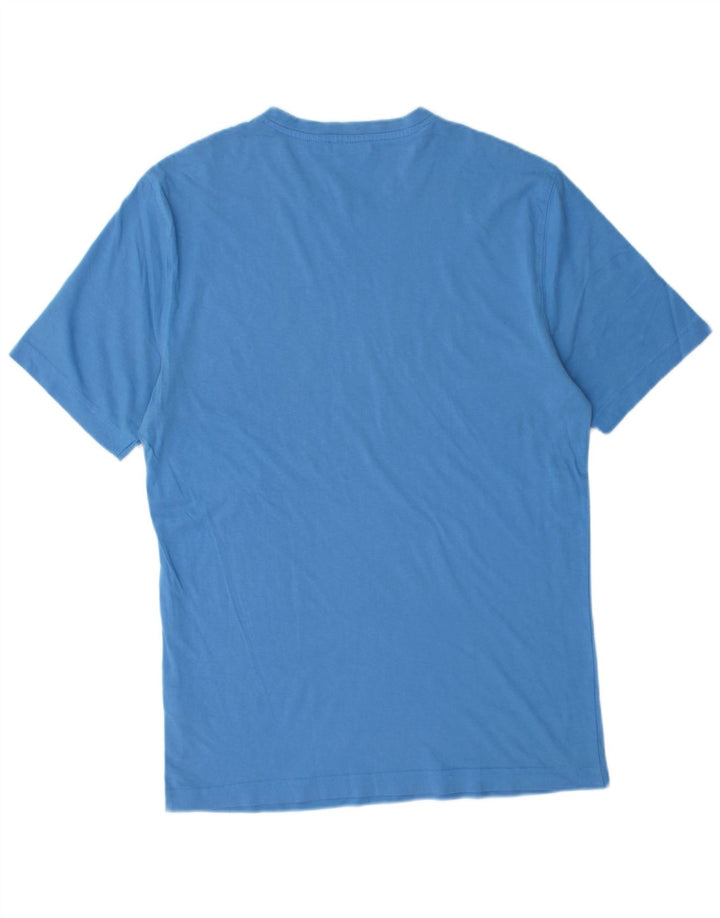 FILA Mens Graphic T-Shirt Top Medium Blue
