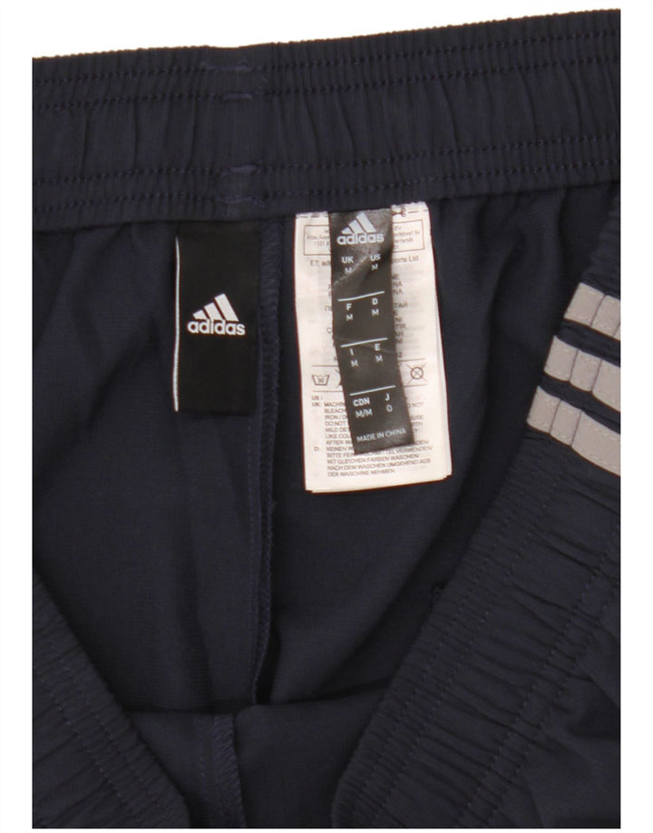 Adidas Mens Sport Shorts Medium Navy Blue Polyester Sports