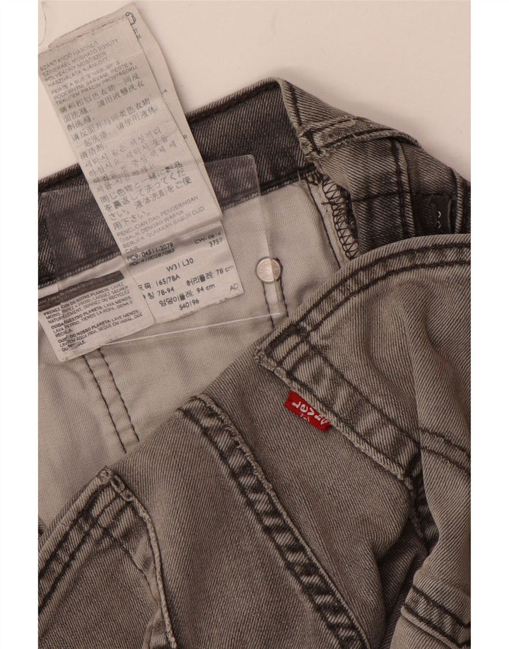Levi's Herren 511 Slim Jeans W31 L30 Graue Baumwolle