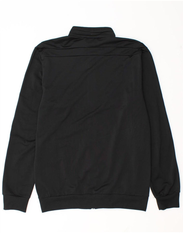 Adidas Mens Tracksuit Top Jacket Small Black Polyester