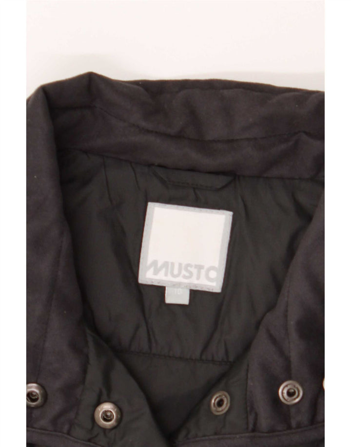 Musto Chaleco acolchado para mujer UK 10 Small Poliéster negro