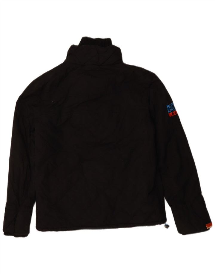 Superdry Ανδρικό Windcheater Windbreaker Jacket UK 40 Large Black Modern