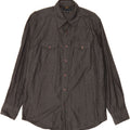 TOMMY HILFIGER Mens Shirt Large Grey Cotton Vintage Tommy Hilfiger and Second-Hand Tommy Hilfiger from Messina Hembry 