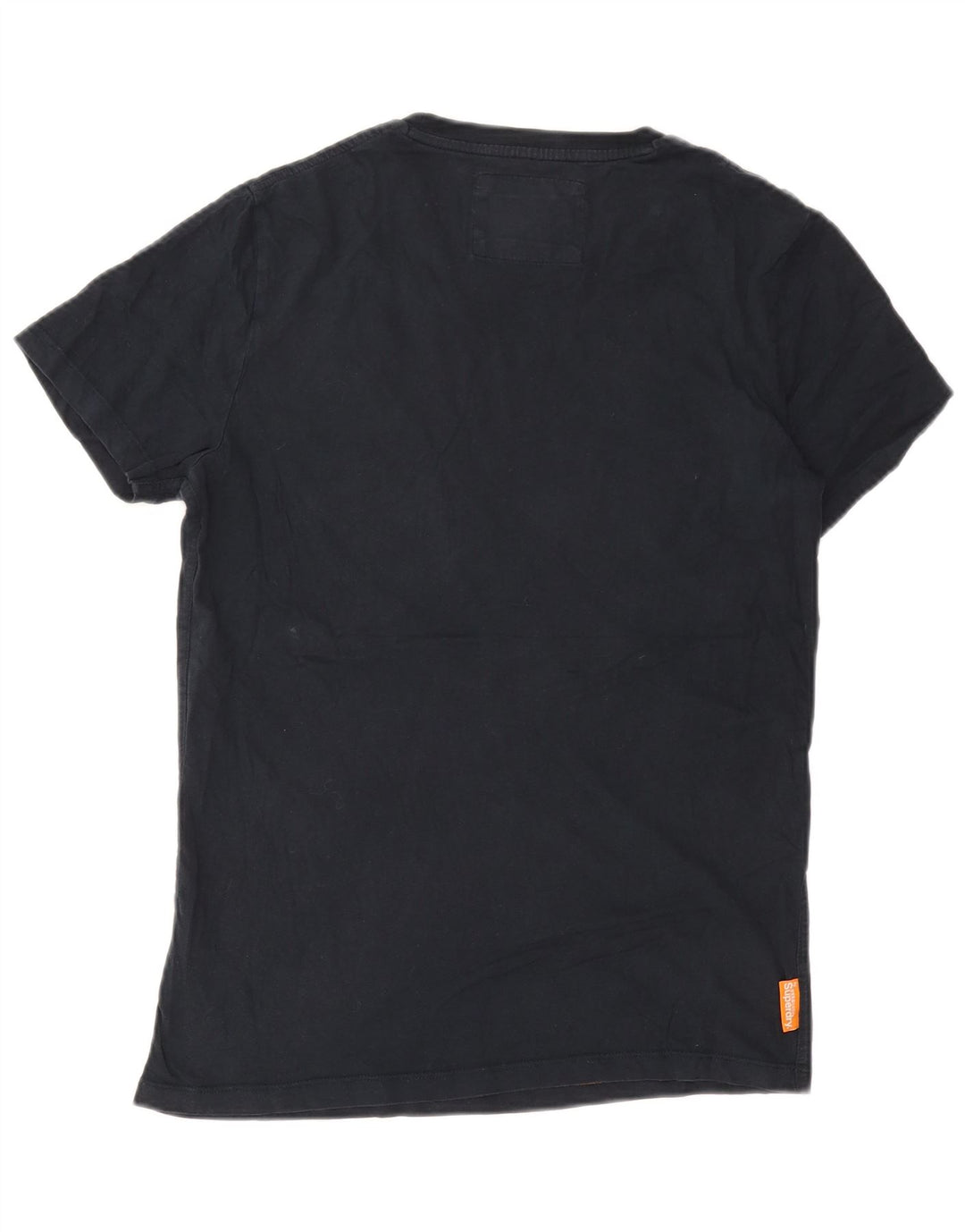Superdry Herre T-shirt Top Medium Marineblå Bomuld