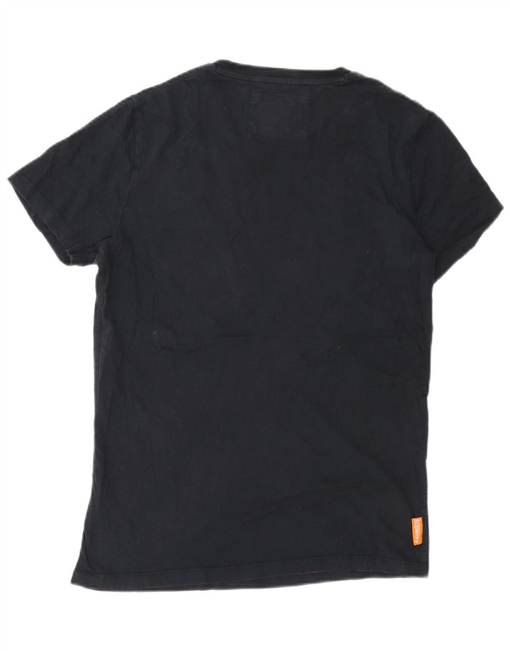 Superdry Herre T-shirt Top Medium Marineblå Bomuld