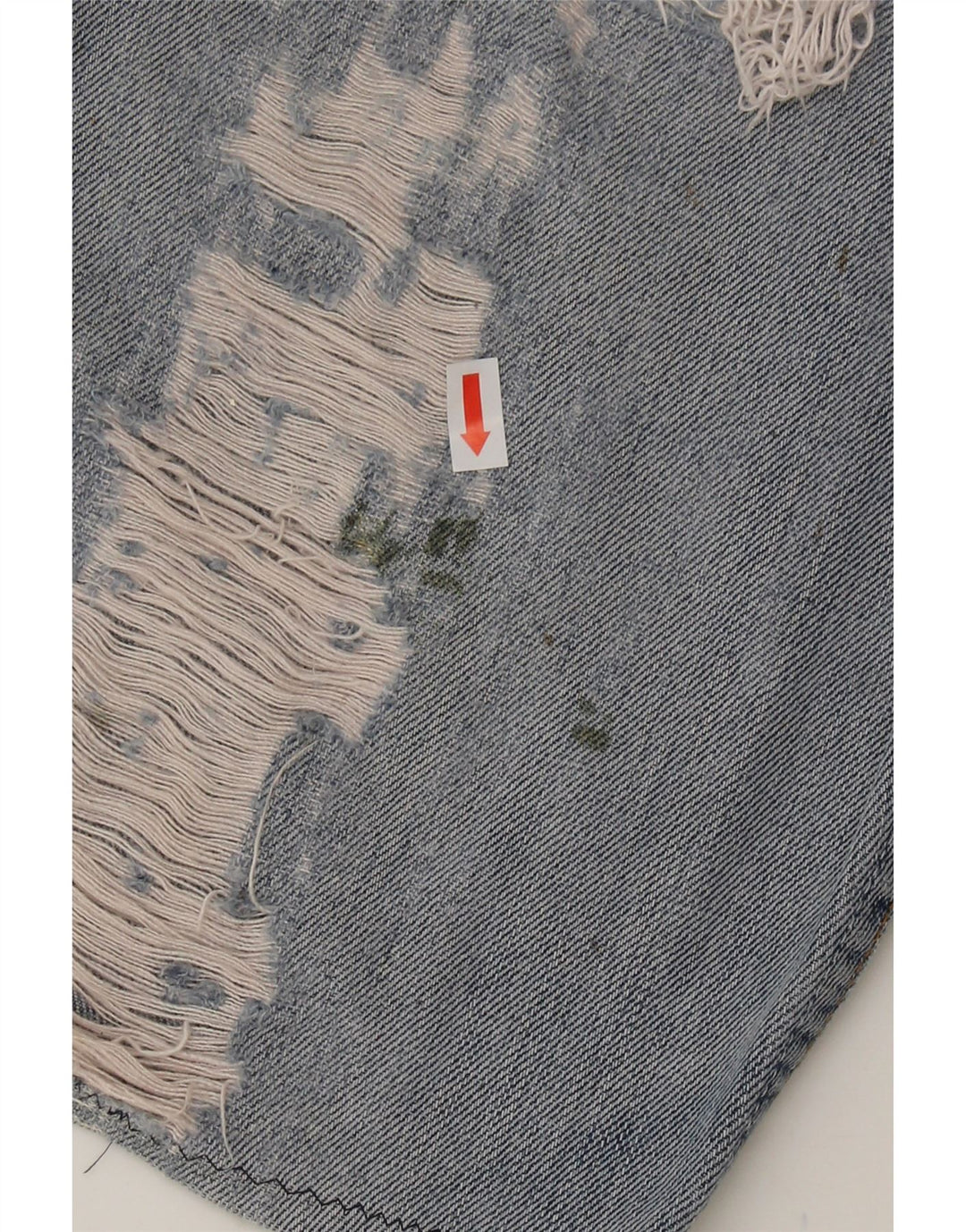 LEVI'S Mens Distressed Denim Shorts W32 Medium Blue Cotton Vintage Levi's and Second-Hand Levi's from Messina Hembry 